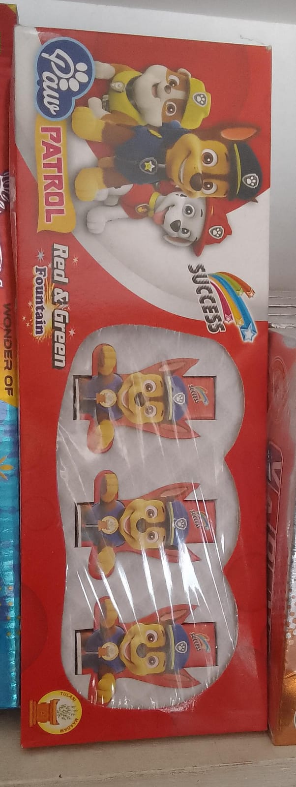 inba Crackers Paw Patrol Fancy Fountain 5 Pcs